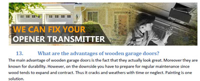 FAQs - Garage Door Repair Union City